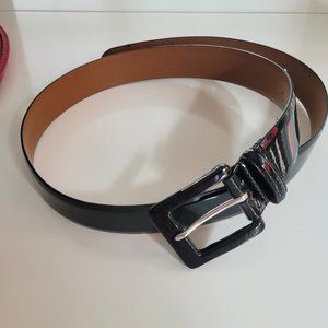 Lauren Ralph Lauren Patent Leather Belt Black Size Large